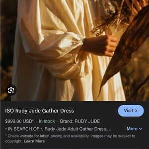 ISO!! Rudy Jude Gather Dress M-XL